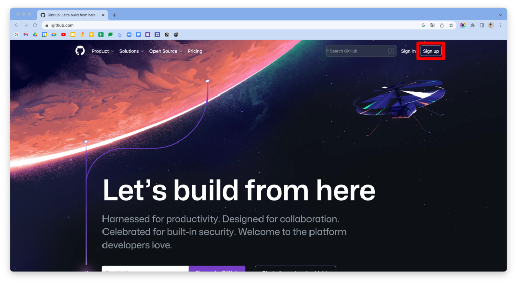노션 대시보드 제작하기 : github 회원가입하기