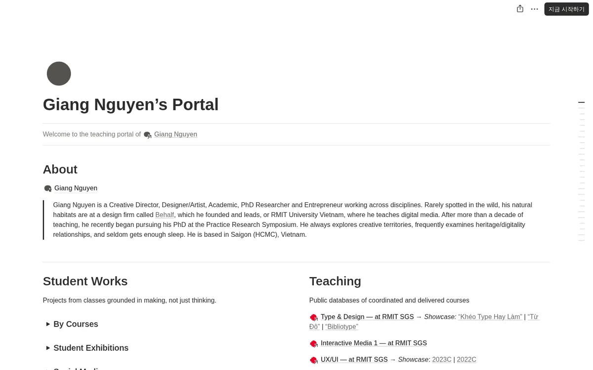 Giang Nguyen’s Portal