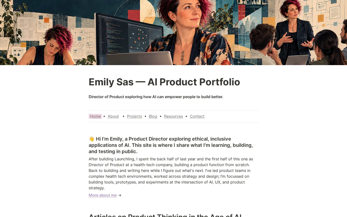 Emily Sas · AI Product Director
