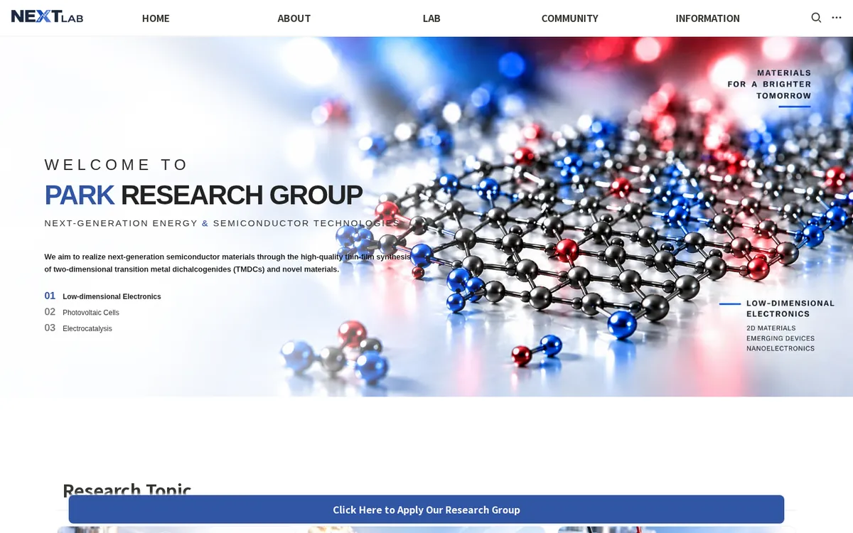 Park Research Group @ 고려대